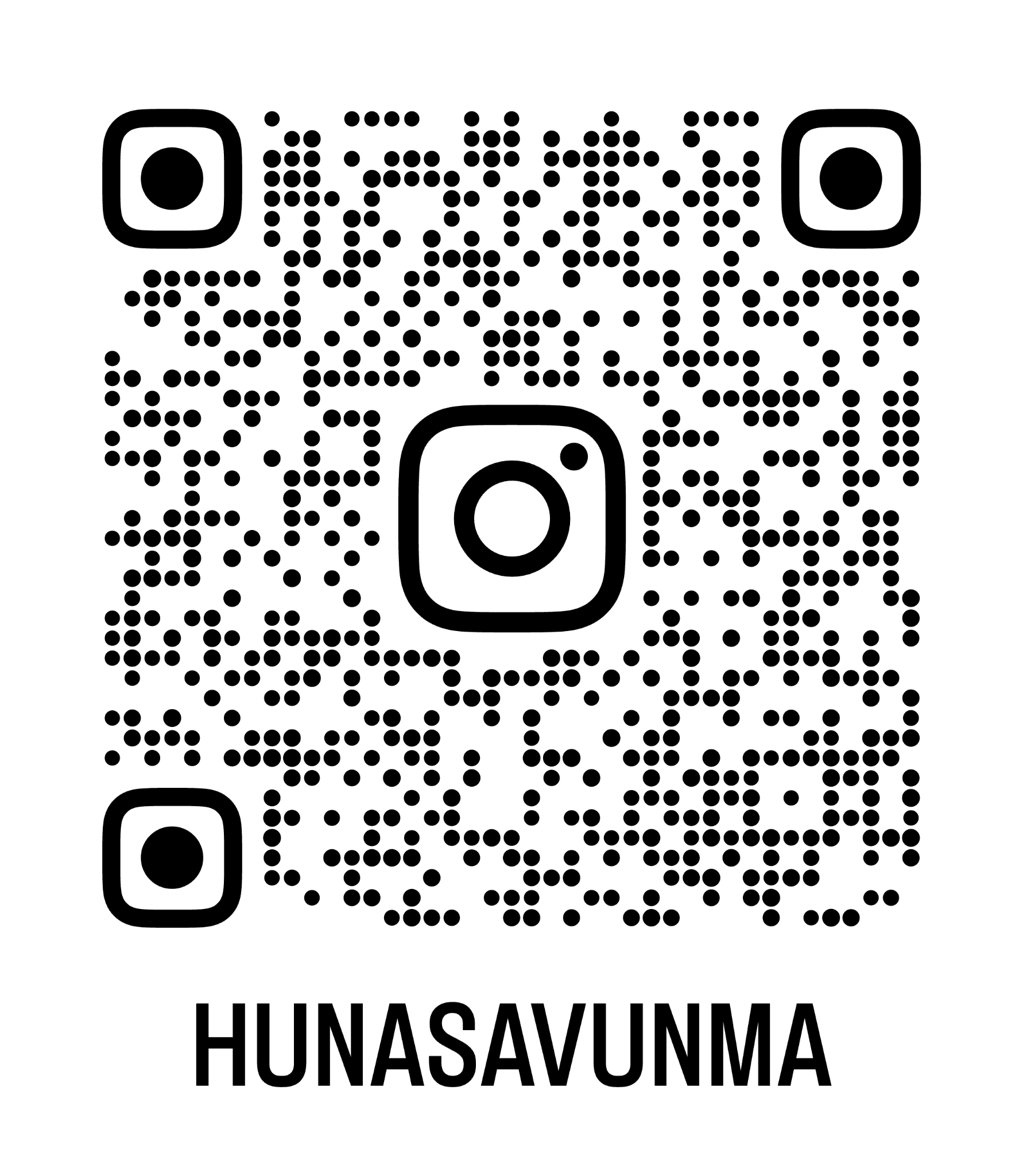 HUNA Savunma Instagram QR kodu
